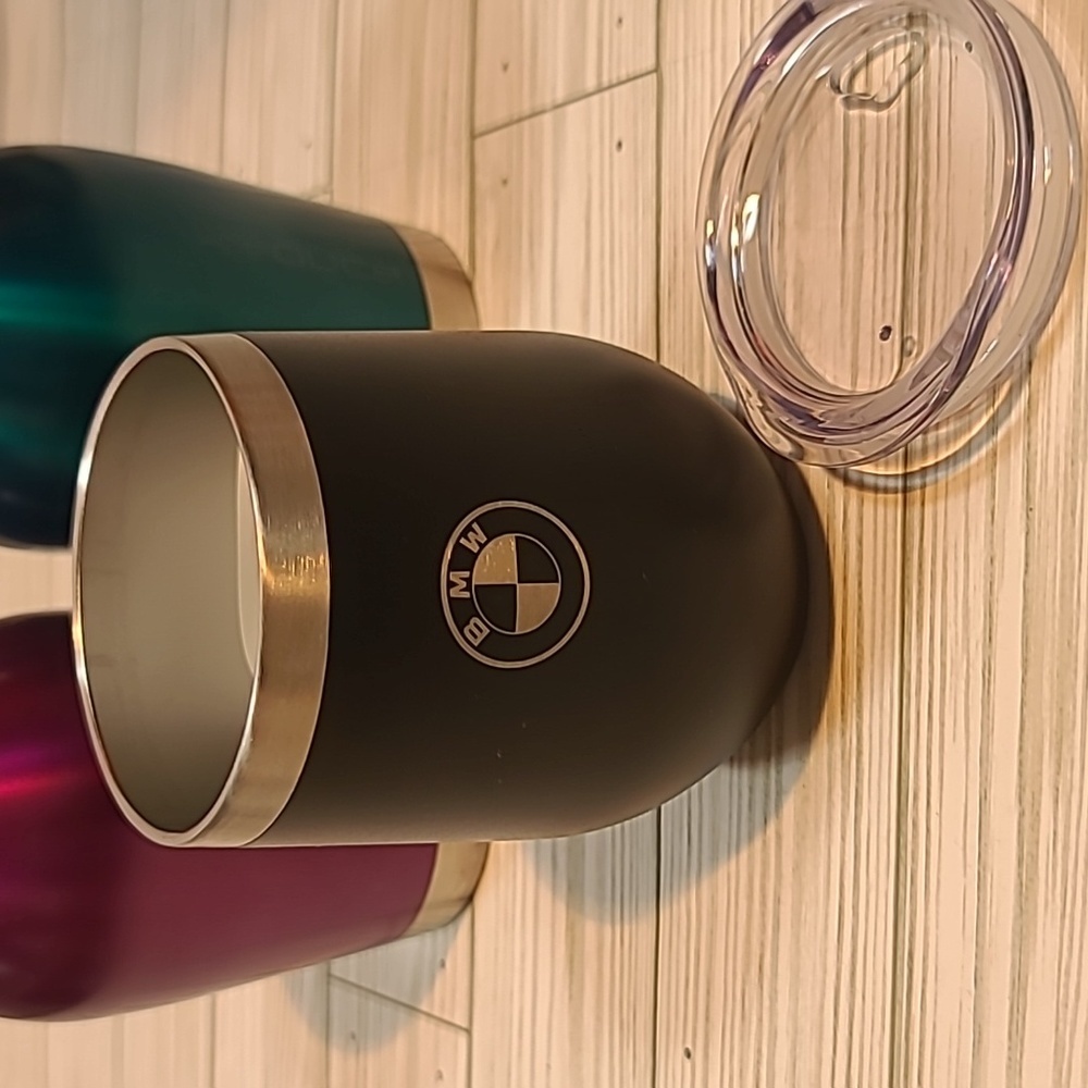 Set of three stainless steal drinking glasses - Picture 5 of 5